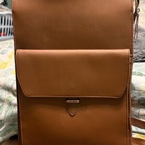 Samsonite Tan Leather Backpack